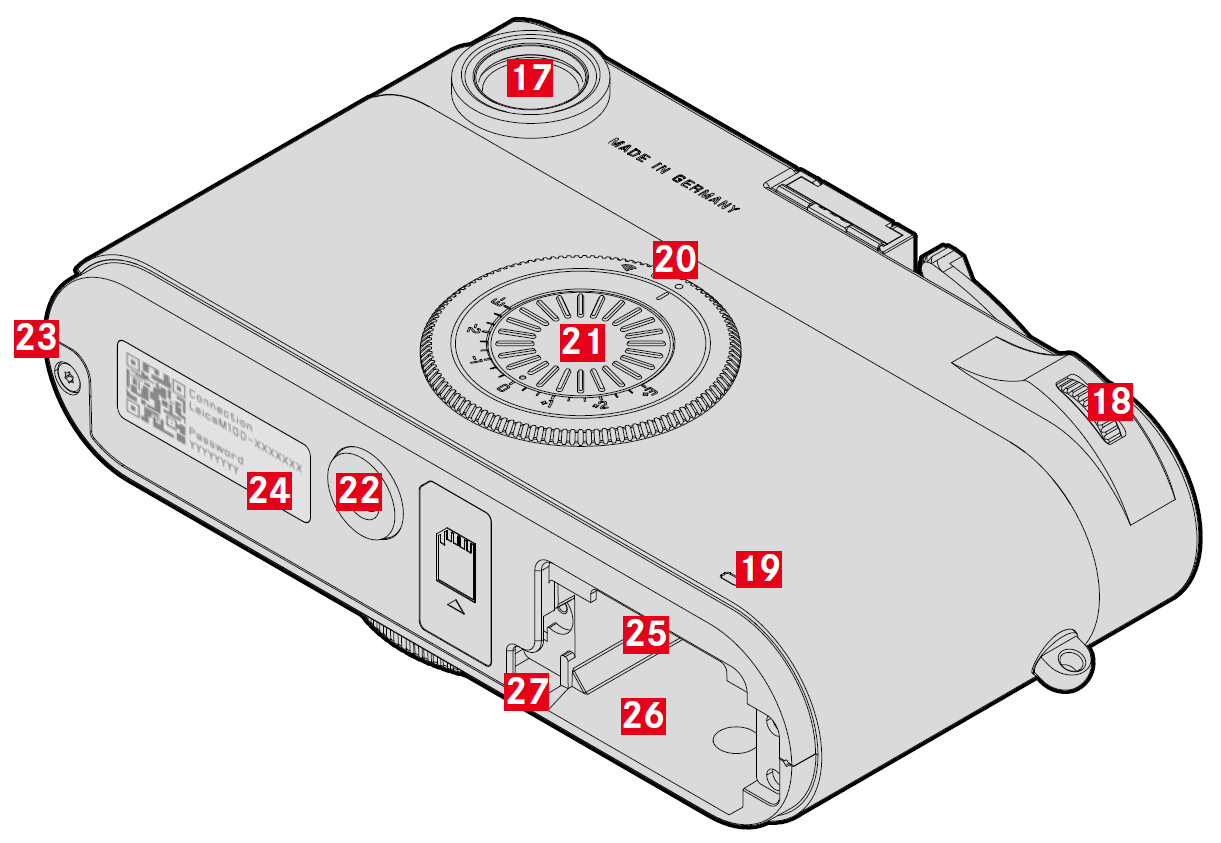 Leica M10-D 後面図