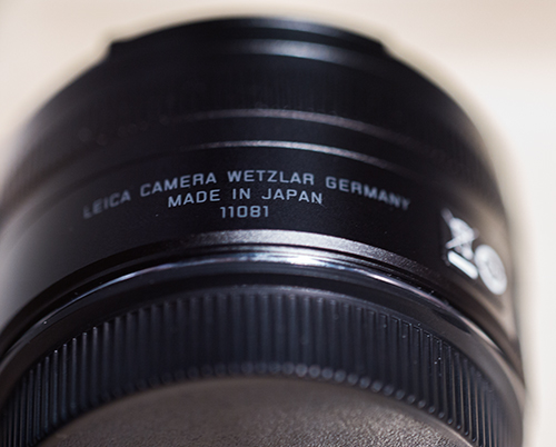 Leica T lens made in Japan