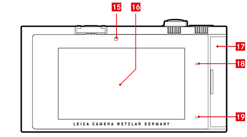 Leica T typ 701 後面図